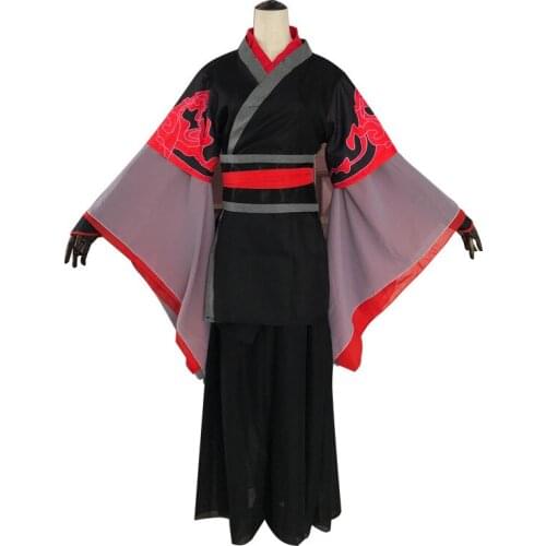 Wei Wuxian Cosplay Mo Xuanyu Costume Anime Grandmaster of Demonic Cultivation Cosplay Mo Dao Zu Shi Costume Men Custom Made