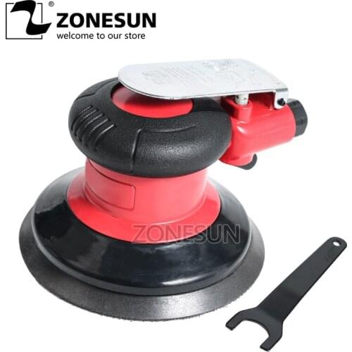 ZONESUN YT-7335 Mini air Sander Grinder Woodworking For Polishing Wood Metal Rust Wall Renovation Car Polisher Sanding Buffing