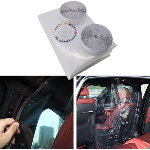 Anti-Fog Car Transparent Isolation Film Cover Full Surround for Driver Passenger