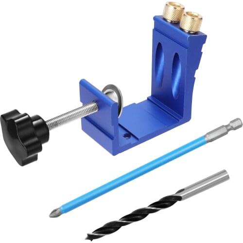 Hole Opener Drill Locator Making Woodworking Oblique Hole Locator 15 ° Drilling Positioner Inclined Hole Digging Accessories