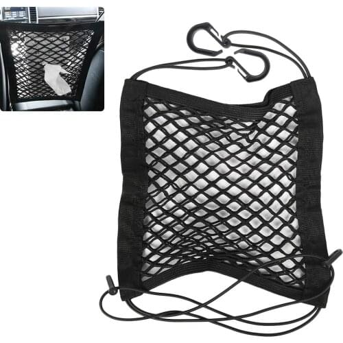 Car Mesh Net Bag Interior Seat Safety Mesh Storage Bag Universal Car Divider Luggage Holder Pocket Auto Organize Accessories