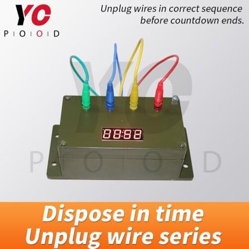 Takagism Game prop dispose in time unplug the correct wire within a certain time to unclock for room escape prop from YOPOOD