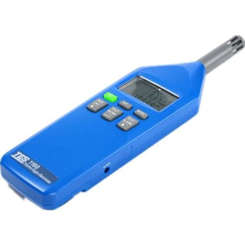 TES-1160 Thermo/Hygro/Barometer Dew Point and Wet Club Temperature Reading,Heat Index and Humidix Reading,Data Hold Function