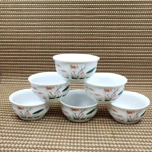 NEWYEARNEW 6piece Ceramic Tea Cups Teaware Set Tureen Business Gift
