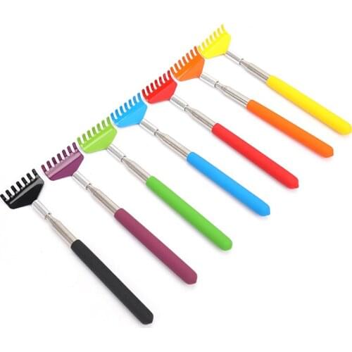1PCS Stainless Steel Back Scratcher Retractable Claw Back scraper Telescopic Extendible Body Massage Stick Health care