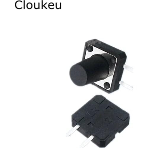 10Pcs 12*12*13MM Side-2Pin Touch micro switch 12x12x13 Push button switch