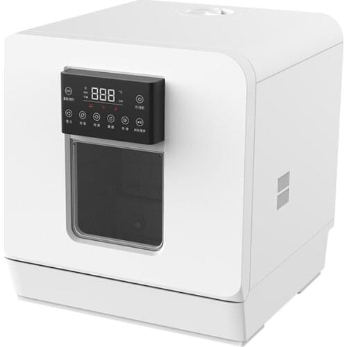 2021 Newest Automatic Table Top Dishwasher Machine for Home Sterilization Drying Bowl Brushing Machine Water Electricity Saving