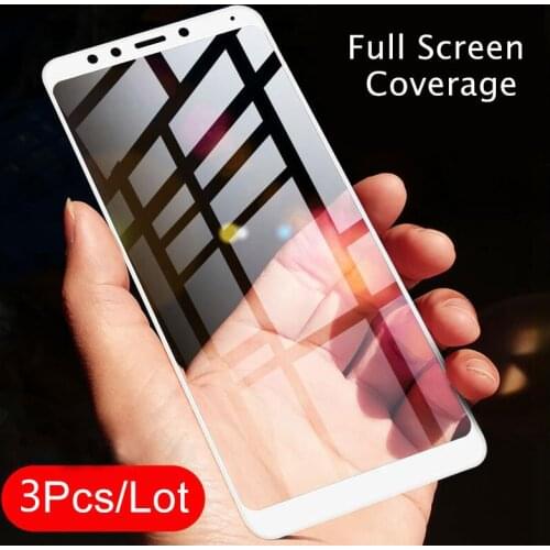 3pcs Glass For Xiaomi Redmi 5 screen protector Tempered Glass tough package high clear 2.5D Arc 9H hardness for Xiaomi Redmi 5