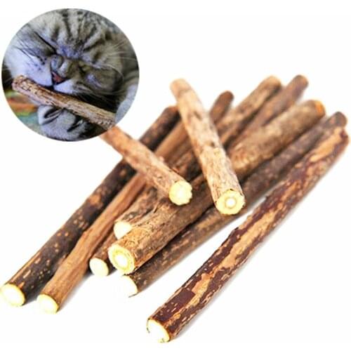 5/10 Pcs Cat Toothpaste Molar Stick Matatabi Cat Snacks Sticks Chew Treat Toy Natural Cat Cleaning Teeth Catnip Cats Supplies