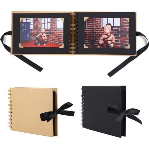 60Pages Photo Albums DIY Craft Album Scrapbooking Picture Storage for Wedding Anniversary Birthday Gifts Photo Books