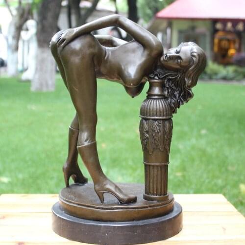Full body art bronze statue bronze figure Home Furnishing decor decoration business gifts hotel soft outfit