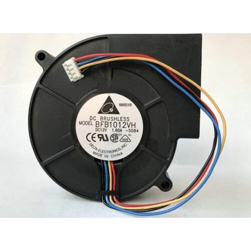 DELTA 9733 BFB1012VH DC 12V 1.8W 4-lines Special Barbecue Stove Exhaust Centrifugal Turbine Blower Cooling Fan