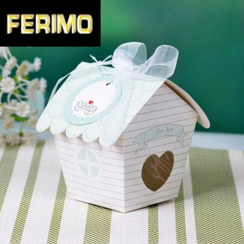 DIY House Shaped Gift Boxes Candy Box House Warming Boxes Treat Boxes Candy Boxes Housewarming Party Favors