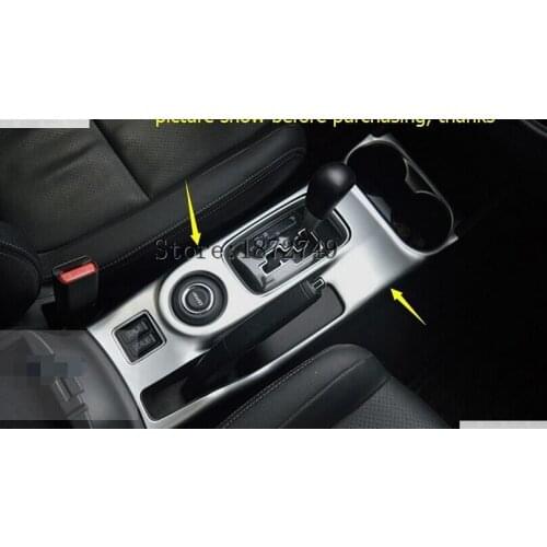 Interior For Mitsubishi Outlander 2015 2016 ABS Gear Panel Decorative Cover Trim 1pcs / accessories