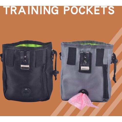 Dog Training Pockets Pet Treat Bag Outdoor Dog Treat Pouch Waist Feed Bundle Pocket Dog Puppy Reward Snack Bag