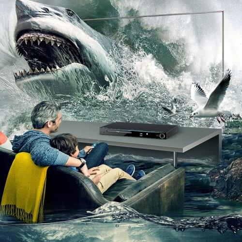 KYYSLB 220V 11W~19W SA211 Home Dvd Player Vcd Player Cd HD Children Blu-ray Movie Evd Player Put Disc Game Disc Reading Machine