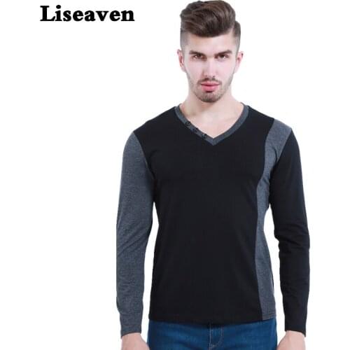 Liseaven Men's Long Sleeve T-Shirts