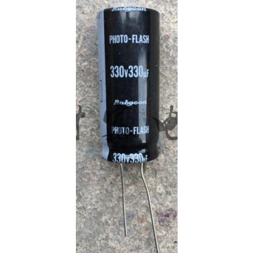 Low ESR 330V 330UF Photo Flash Capacitor 18*40mm