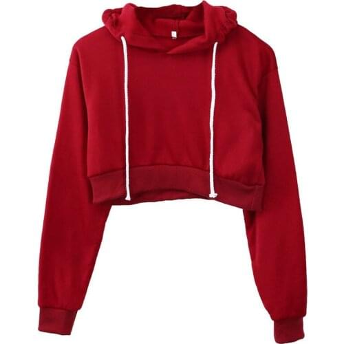 Fashion Casual Womens Plain Hangover Solid Top Hooded Full Length Sleeves Hoodies Sweatshirt Coat Sports Pullover Tops Hoody