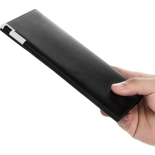 Fashion Luxury Men Wallets Long Style High Quality Card Holder Male Purse Zipper Large Capacity Brand Pu Leather Wallet For Men