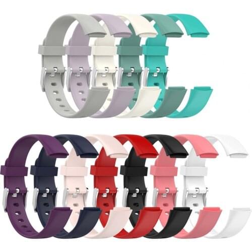 2021 Newest Watch Band Waterproof Perfect Fitment Silicone Sweat-proof Soft Stylish Smart Bracelet Strap for Fitbit Luxe