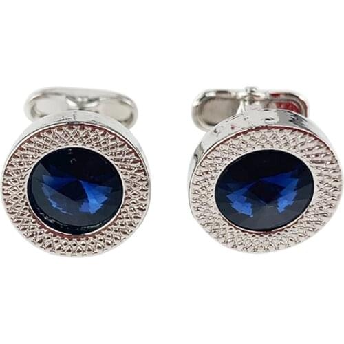 New Design Gentlemen Cufflink Rinestone Cufflinks to Match Suits