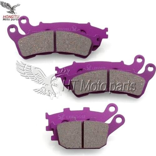 Motorcycle Carbon fiber Front / Rear Brake Pads For Honda XL700 08-12 CB600 Hornet 07-13 CBF600 08-13 CB400 REVO ABS Model 08-15