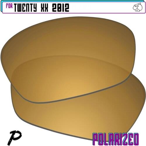 EZReplace Polarized Replacement Lenses for - Oakley Twenty XX 2012 Sunglasses - Gunmetal P