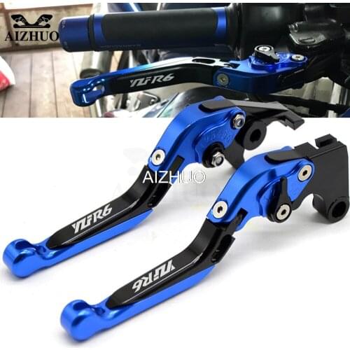 Motorcycle Brake Clutch Lever Folding Extendable For YAMAHA R6 YZF600 YZF-R6 2005-2016 2006 2007 2008 2009 2010 2011 2012 2013