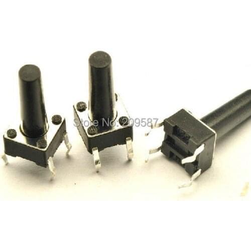1000pcs Tactile Push Button Switch 6x6x14mm
