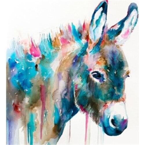 Diamond Painting Animal Donkey 5d Diy Mosaic Full Square Drill Diamant Of Rhinestone Daimond Embroidery Pictures Sales