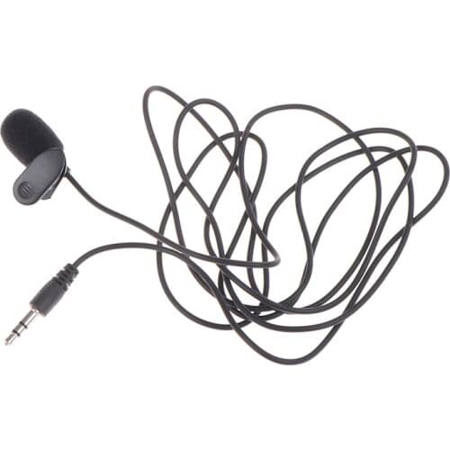 Handsfree 2m Long External Mic For PC Car DVD GPS Player Radio Audio Microphone Wired 3.5 Mm Stereo Jack Mini Car Microphone