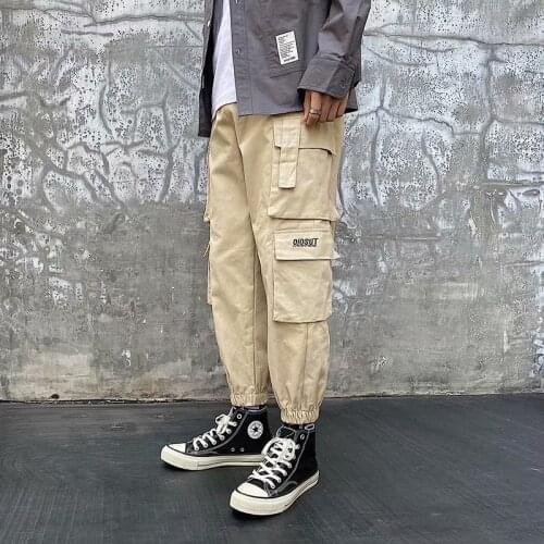 Casual Men Clothing Loose Joggers Cargo Pants for Male Jogging Pants Sports Hip Hop Baggy Trousers Work Clothes Sweatpants