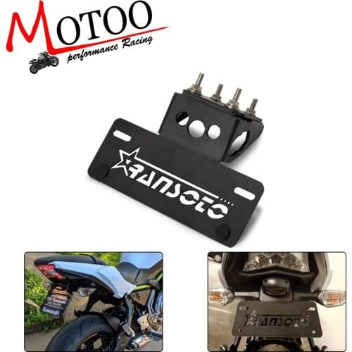 Motorcycle Eliminator License Plate Frame Bracket License Holder For Kawasaki Z650 Ninja 650 2017-2019
