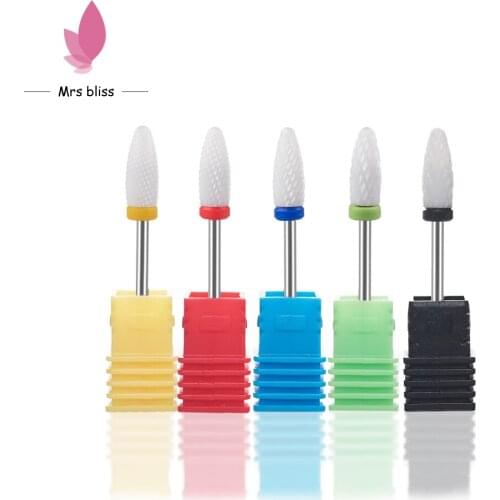 Flame Bit(Fastest Remove Acrylics&Gels) - Ceramic Nail Drill Bit - One directional(for Right Hand use only)