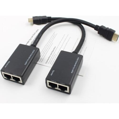 HD video HDMI extender 30 meters 1080P HDMI to network cable extender HDMI