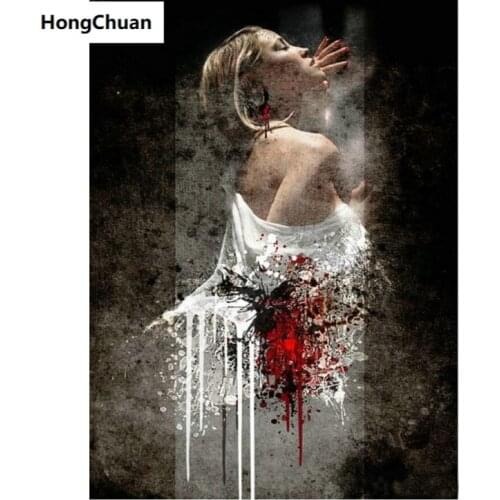 Fast delivery 5D DIY square/round diamond painting character beauty mosaic diamond embroidery cross stitch home decoration gift