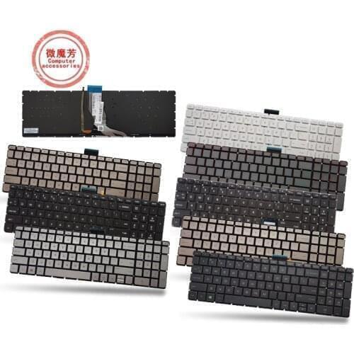 English US Backlight Laptop Keyboard For HP Pavilion TPN-Q173 TPN-Q162 15-AK 15-ak002na 15-ak110na 15Q-AJ006 15G-ad007 17-g119d