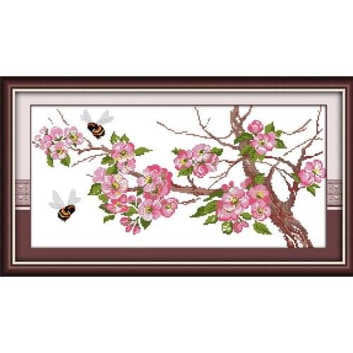 Her fragrance cross stitch kit flower 18ct 14ct 11ct count printed canvas stitching embroidery DIY handmade needlework