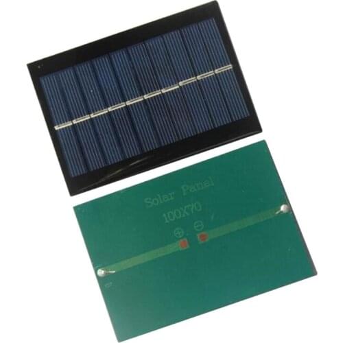 2021 New 1 Watt 5 Volt Solar Panel High Efficiency Module PV Power Flexible Solar Panel Household Solar Power Panel