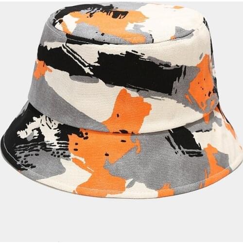 Colorful Fishermans Hat Men Bucket Hat Patchwork Print Women Punk Rock Sun Hats Fashion Hipster 2021 NEW Sombreros De Mujer