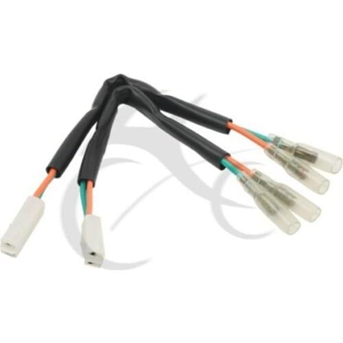 A Pair Turn Signal Wiring Adapter Plug For Honda CBR 600 CBR600 F2 F3 F4 F4I