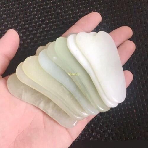 Gua Sha plate Guasha board Skin Massage traditional Medicine Natural Jade Scraping Tool SPA Beauty Health Tools Free Shipping