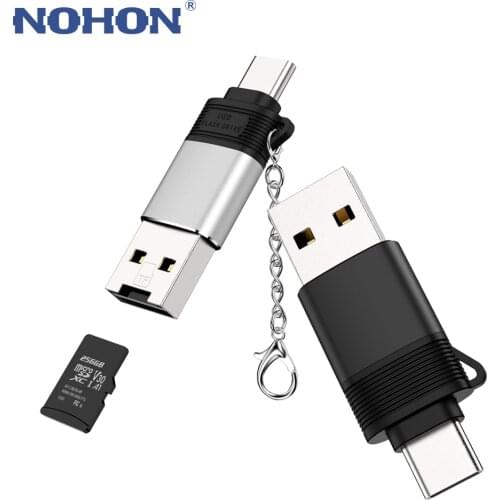 Type c usb 3.0 otg phone multi memory card reader adapter cardreader for micro SD/TF microsd computer laptop USB C Card Reader