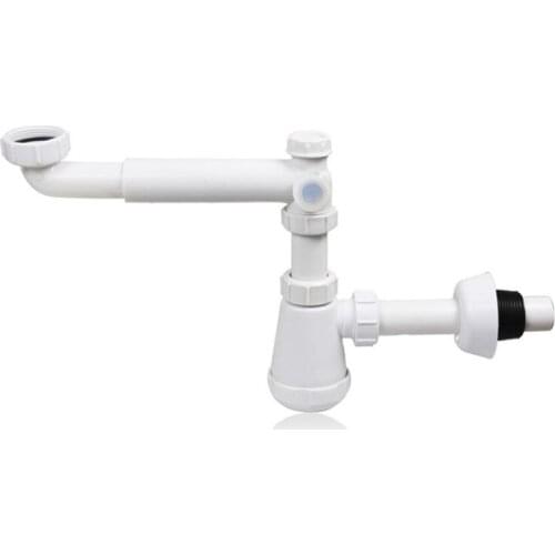 Bathroom sink drain pipe replacement kitchen sink drain pipe connection sink wall drain pipe accessories deodorant 1.5inch