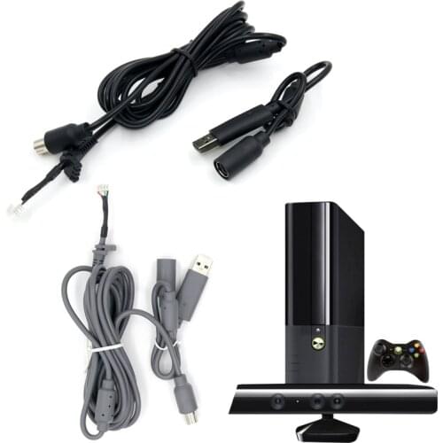 High Quality USB 4 Pin For Cable Cord Cable +Breakaway Adapter Replacement For Xbox- 360 Wired Controller Accessories