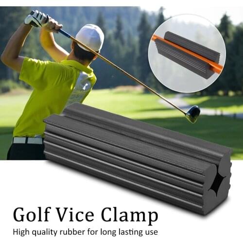 Professional Golf Black Rubber Golf Club Grip Vice Clamps Grips Replacement Tool Golf Practice Premium Wedging Clamp