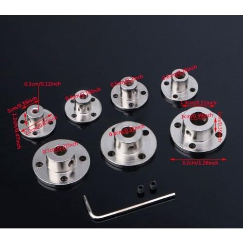 10mm Rigid Flange Coupling Motor Guide Shaft Coupler Motor Connector