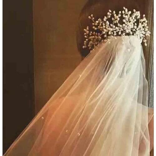 3PCS Handmade Simulated Pearl Bead Bridal Hair Flower Hair Jewelry Prom Hair Comb Headpieces Women Girl Wedding Hair Accessories