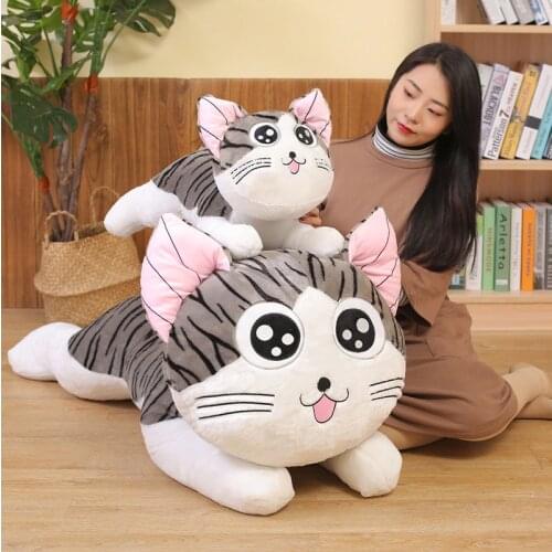 6 Styles Kitty Cat Plush Toys Chi Chis Cat Stuffed Doll Soft Animal Dolls Cheese Cat Stuffed Toys Dolls Pillow Cushion For Kids